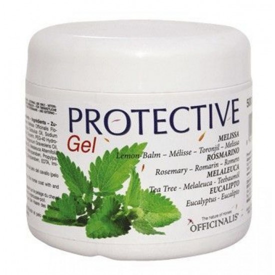 PROTECTIVE GEL OFFICINALIS 500 ml. repellente insetti in gel per cavalli 