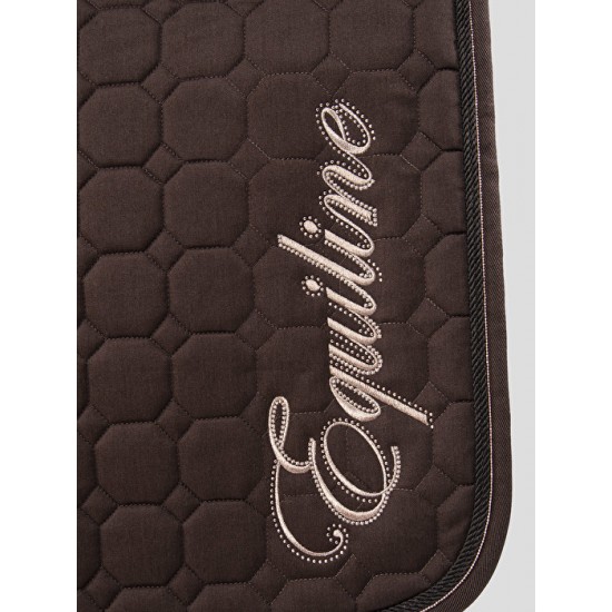 Sottosella cotone imbottito per cavallo monta inglese rettangolare Equiline Octagon BANKSIA 