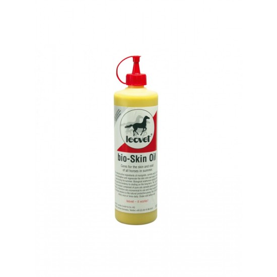 OLIO BIOLOGICO PER LA CUTE LEOVET 500 ml.  DERMATITE ESTIVA DEL CAVALLO