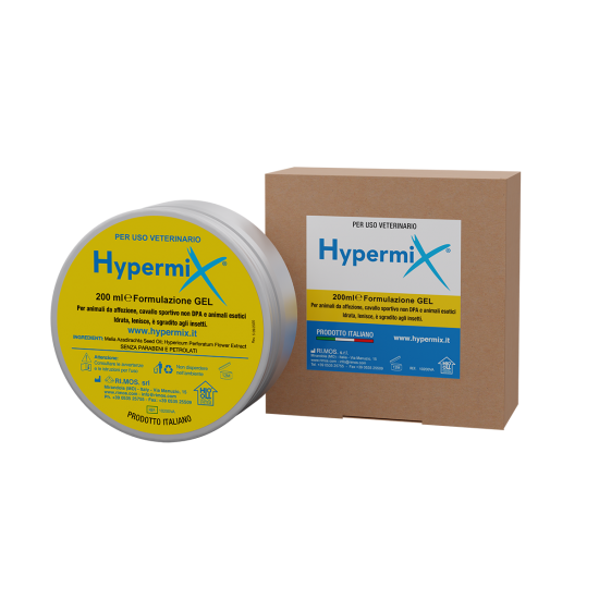 Hypermix Barattolo 200ml è un prodotto per la cura della cute lesa degli animali da affezione. Senza parabeni e petrolati.
