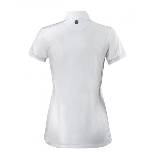 Polo equitazione monta inglese maglia competizione Donna Eqode by Equiline elasticizzante e traspirante 