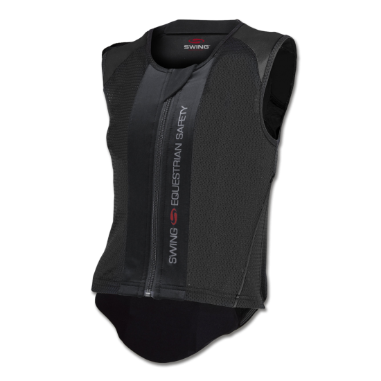 PARASCHIENA EQUITAZIONE P06 FLESSIBILE SWING, ADULTI COLONNA VERTEBRALE