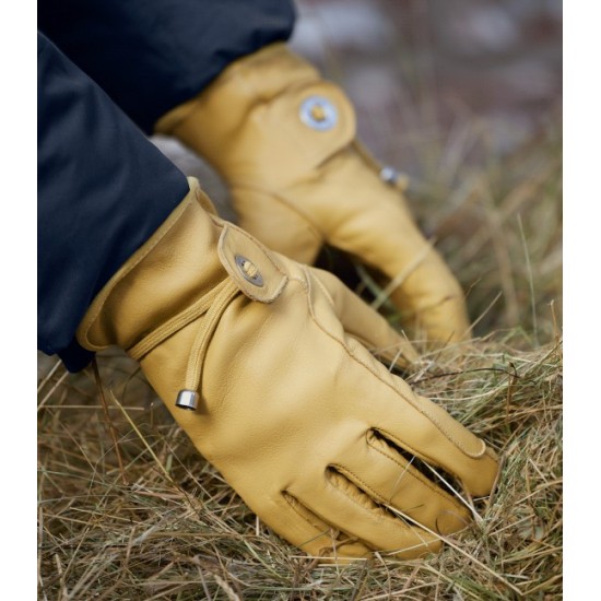 GUANTI DA LAVORO TEXAS in cuoio della migliore qualità - Ottimali per il lavoro in scuderia - Semplici da indossare con pratica chiusura sul dorso   Materiale: 100% pelle