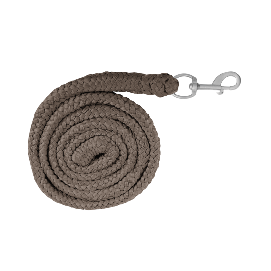 LUNGHINA PER CAVEZZA PER CAVALLO DA RIPOSO ECONOMIC - MOSCHETTONE A CARABINA lucido