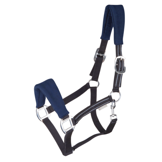 CAPEZZA PER CAVALLO ALCANTARA di alta qualità con frontalino leggermente imbottito e capezzina in alcantara