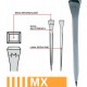 Chiodi per ferrare Mondial MX 55  500 pezzi  51mm MADE IN ITALY speciali per pareti sottili 