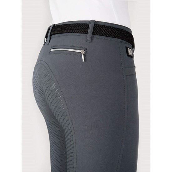 Pantaloni donna equitazione monta inglese  Cedar Equiline TOTAL GRIP