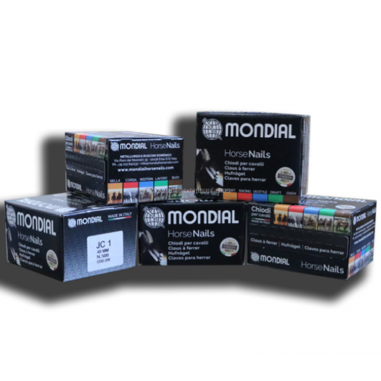 Chiodi per ferrare Mondial JC1 500 pezzi 48 mm MADE IN ITALY