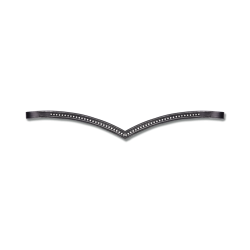 Frontalino con strass per testiere cavalli  STAR Diamond a V