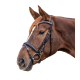 TESTIERA PER CAVALLO IN CUOIO STAR ROSEMARY CON FRONTALINNO TEMPESTATO DI BRILLANTI ROSA