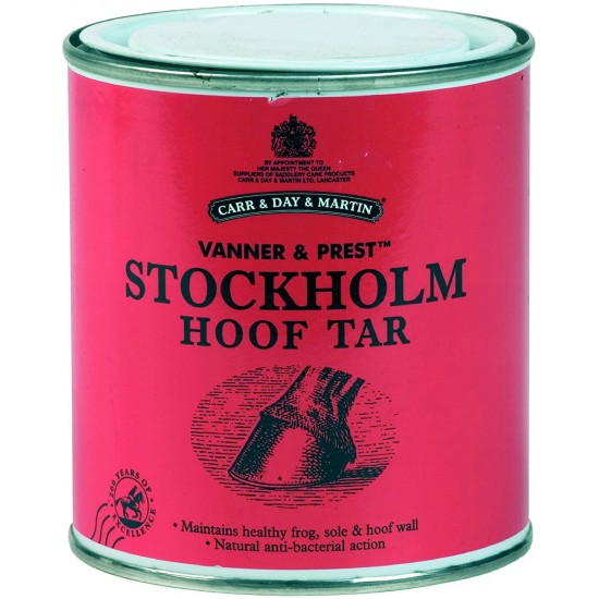 STOCKHOLM HOOF TAR CARR & DAY & MARTIN 455 ML. CATRAME NATURALE  per zoccoli del cavallo