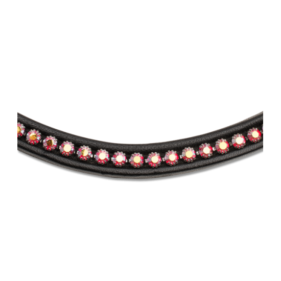 TESTIERA CAVALLI IN CUOIO CON BRILLANTI WALDHAUSEN X-LINE RUBY