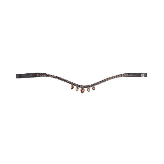 Frontalino con diamanti per testiere cavalli Waldhausen X-Line Diadem