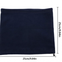 Scaldacollo sportivo Unisex, invernale, in pile caldo multifunzionale CavalloMania Collection  Made in Italy logo C.M anteriore bianco