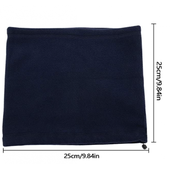 Scaldacollo sportivo Unisex, invernale, in pile caldo multifunzionale CavalloMania Collection  Made in Italy logo C.M anteriore bianco