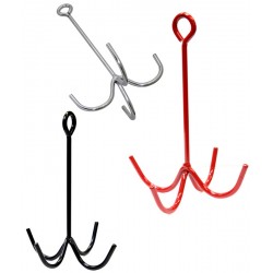 GANCIO AD ANCORA APPENDIBRIGLIA IN METALLO DA SCUDERIA