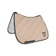 SOTTOSELLA PER CAVALLO  DRESSAGE IN TESSUTO TECNICO CON LOGO equestro Sottosella da dressage modello GP realizzato in tessuto tecnico ideato per ridurre al minimo gli spostamenti della sella, gli urti evitando ogni tipo di fiaccatura.