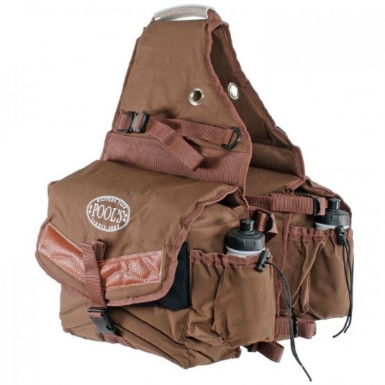 BISACCIA per sella EQUITAZIONE MONTA INGLESE TREKKING IN NYLON POLL'S
