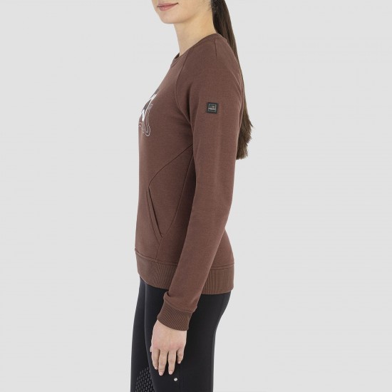 Felpa EQUITAZIONE Donna Equiline Chamec MONTA INGLESE