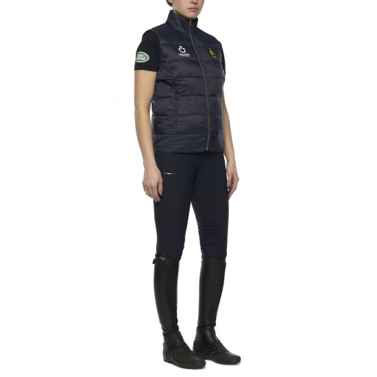 GILET PIUMINO SMANICATO DONNA EQUITAZIONE CAVALLERIA TOSCANA X FISE MONTA INGLESE