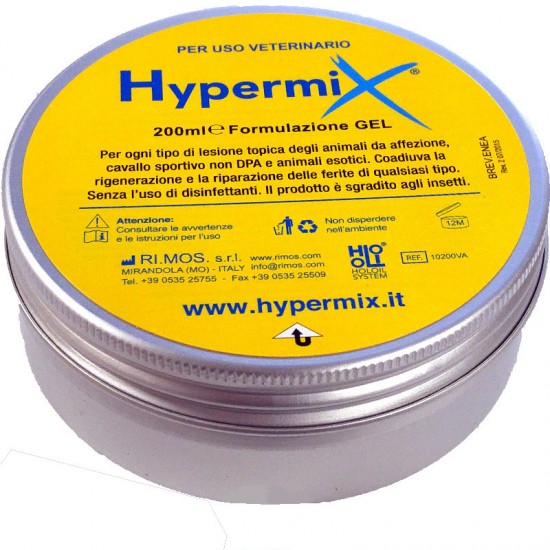 Hypermix Barattolo 200ml è un prodotto per la cura della cute lesa degli animali da affezione. Senza parabeni e petrolati.