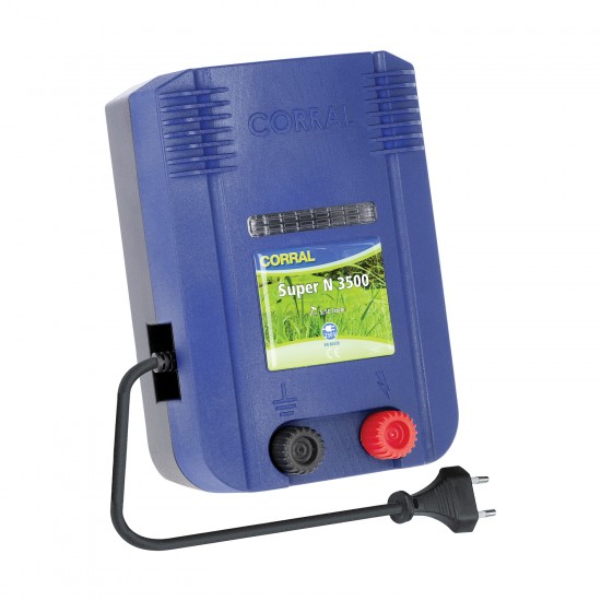 ALIMENTATORE A SCOSSA MOLTO FORTE RECINTO PER CAVALLI CORRAL N3500 CORRENTE 7 WATTS