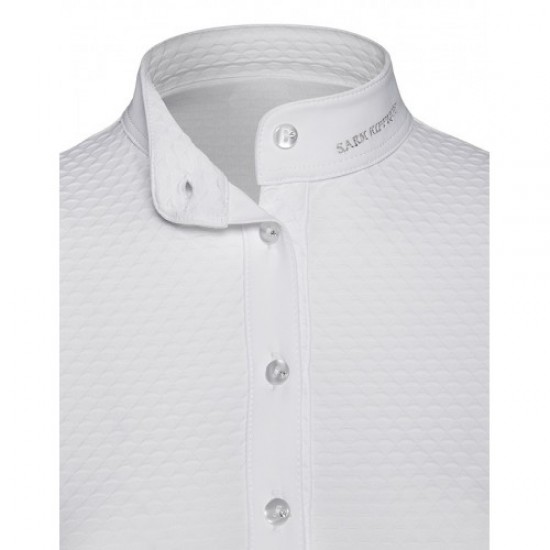 POLO COMPETIZIONE EQUITAZIONE MONTA INGLESE DONNA DUNA SARM HIPPIQUE MORBIDISSIMA