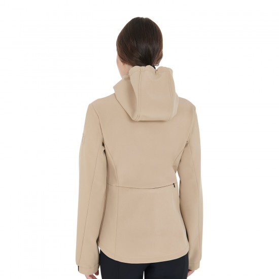 GIACCA EQUITAZIONE MONTA  INGLESE EQUESTRO SOFTSHELL DONNA SLIM FIT CON TASCHE A SCOMPARSA