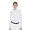 POLO EQUITAZIONE EQUESTRO MANICA LUNGA MONTA INLGESE DONNA SLIM FIT IN TESSUTO TECNICO