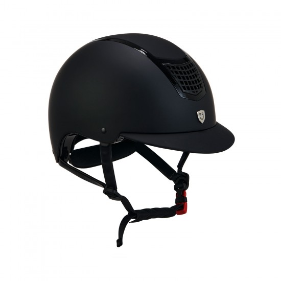 CASCO EQUITAZIONE EQUESTRO CAP ULTA-LIGHT FRAME LUCIDO Cap modello Eclipse Plain Matt adatto a tutte le discipline sia per l'allenamento quotidiano che per le competizioni.