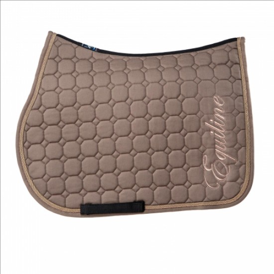 Sottosella cotone imbottito per cavallo monta inglese rettangolare Equiline Octagon BANKSIA 