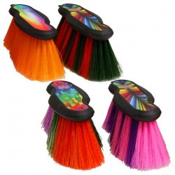   Spazzola per cavallo pony inglese multicolor forma anatomica  Setole da 7 cm