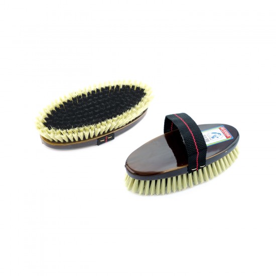 SPAZZOLA PER CAVALLO MORBIDA DORSO VERNICIATO