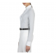 Equiline GARDEG - Polo da concorso Donna silver Lurex