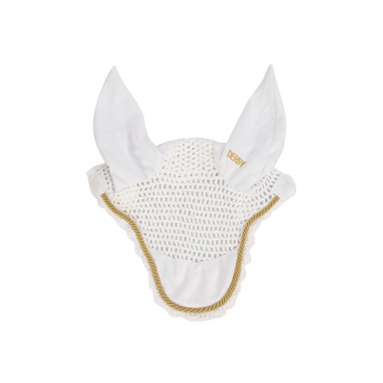 CUFFIETTA anti-mosche C/CORDONE PONY/ CAVALLO DERBY CON PASSAMANERIA PRO-TECH