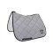 SOTTOSELLA PER CAVALLO  DRESSAGE IN TESSUTO TECNICO CON LOGO equestro Sottosella da dressage modello GP realizzato in tessuto tecnico ideato per ridurre al minimo gli spostamenti della sella, gli urti evitando ogni tipo di fiaccatura.