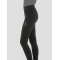 LEGGINGS EQUILINE EQUITAZIONE MONTA INGLESE NERI CON GRIP GINOCCHIO 4 STAGIONI