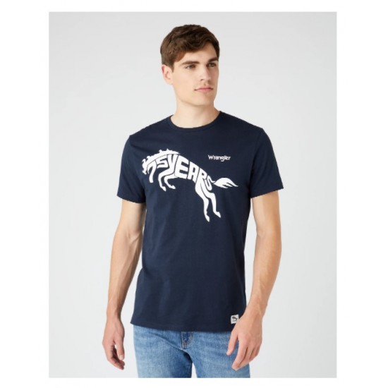 Maglia manica corta WRANGLER T-shirt Anni  Regular Fit 100% cotone 