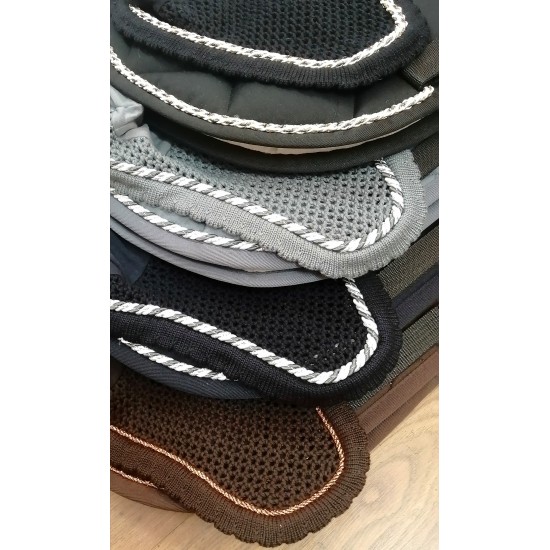 SOTTOSELLA EQUILINE AIR CONTROL SISTEM CON CUFFIA ABBINATA  JUMP PER CAVALLO EQUITAZIONE MONTA INGLESE SALTO OSTACOLI 