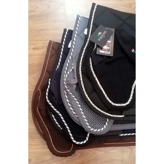 SOTTOSELLA EQUILINE AIR CONTROL SISTEM CON CUFFIA ABBINATA  JUMP PER CAVALLO EQUITAZIONE MONTA INGLESE SALTO OSTACOLI 