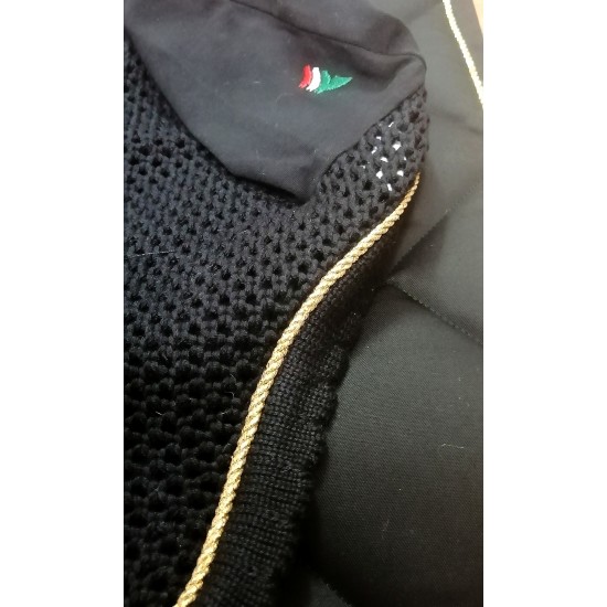 SET SOTTOSELLA DRESSAGE EQUILINE AIR CONTROL SISTEM CON CUFFIA ABBINATA JUMP PER CAVALLO EQUITAZIONE MONTA INGLESE 