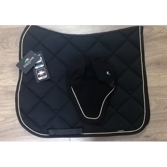 SET SOTTOSELLA DRESSAGE EQUILINE AIR CONTROL SISTEM CON CUFFIA ABBINATA JUMP PER CAVALLO EQUITAZIONE MONTA INGLESE 