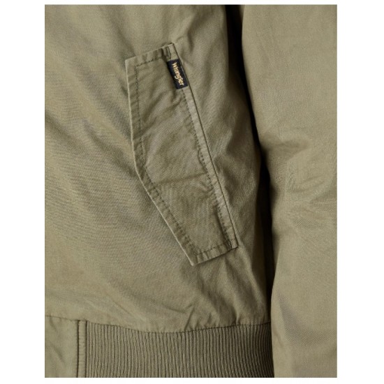 GIUBBOTTO UOMO BOMBER WRANGLER HARRINGTON JACKET IN DUSTY COTONE