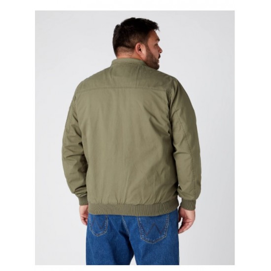 GIUBBOTTO UOMO BOMBER WRANGLER HARRINGTON JACKET IN DUSTY COTONE