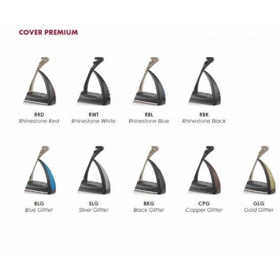 Cover per staffe equitazione Premium Glitter Staffe Safe Riding s1 s2