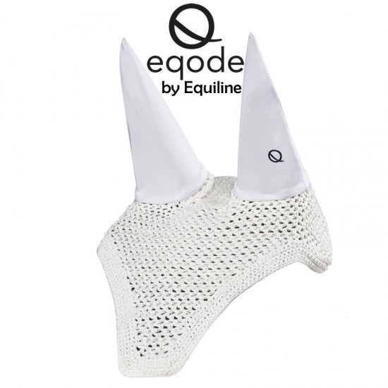 Cuffia per cavallo eqode by equiline vari colori uncinetto protezione per gli insetti monta inglese