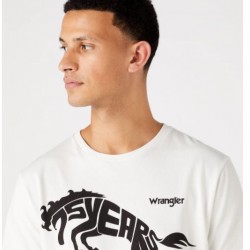 Maglia manica corta WRANGLER T-shirt Anni  Regular Fit 100% cotone 