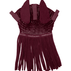 MASCHERA ANTIMOSCHE CON FRANGIA Protezione ottimale dagli insetti per occhi e orecchie. Con pratici cinturini con nastro a strappo per il fissaggio della capezza o della briglia.