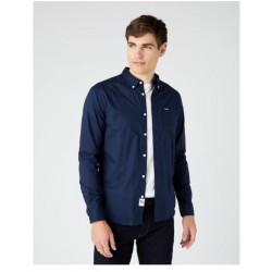 Classica camicia button-down monotasca  WRANGLER 100% COTONE UOMO MONTA WESTERN