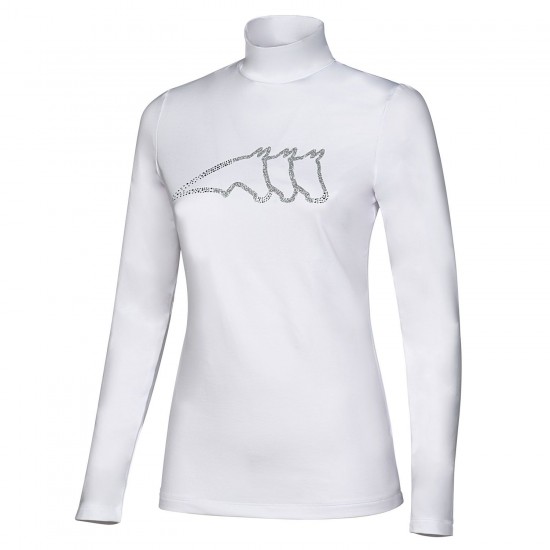 T-Shirt Donna Equiline Gliaveg Manica Lunga EQITAZIONE 